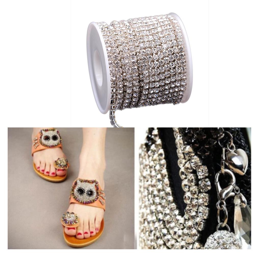 Rhinestones Trim Sew on Trim for Sewing Crafts DIY Decoration Jewelry Wedding