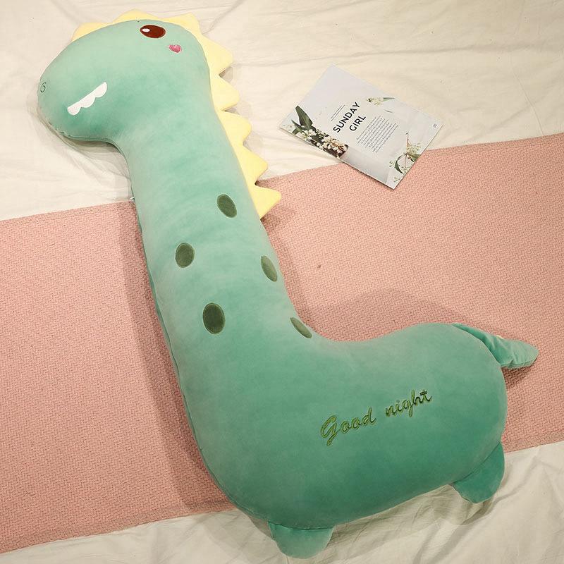 Girly Heart Pink Unicorn Throw Pillow Plush Toy Doll Dinosaur Doll Girl Pinch Legs Side Sleeping Doll