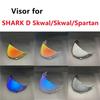 Visière D Skwal pour Casque SHARK Skwal/Spartan/D-Skwal 2 Visière Lentille Viseira Casque Moto Pièces de Rechange pour Casque