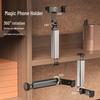 Universal Portable Folding Magnetic Phone Holder for Travel and Desktop Use