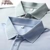 Men's Silk-Linen Blend Short Sleeve Polo Shirt