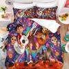 Juego de Ropa de Cama de Dibujos Animados Coco Funda Nórdica 100% Poliéster Inocencia Infantil Decoración de Dormitorio Regalo para Adultos