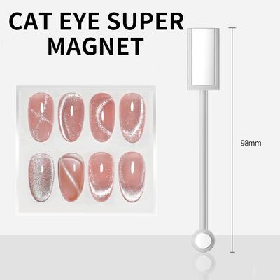 Nail Art Cat Eye Dual-Ended Magnetická tyčinka Multifunkční gel Polish Magnetická tyčinka pro Cat Eyes Gel Manikure Tool