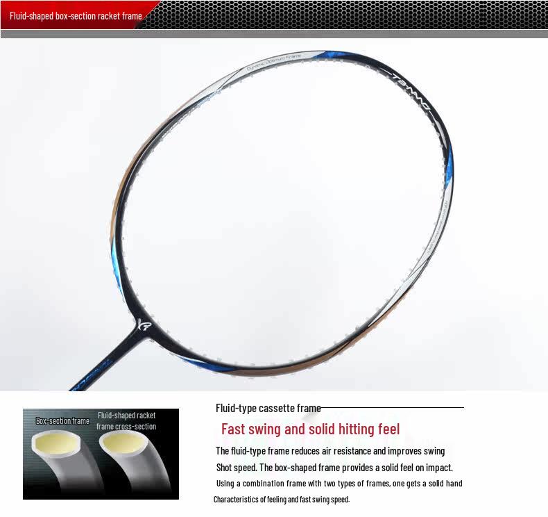 N Series Full Carbon Offensive Badminton Racket - Beili Speed Version