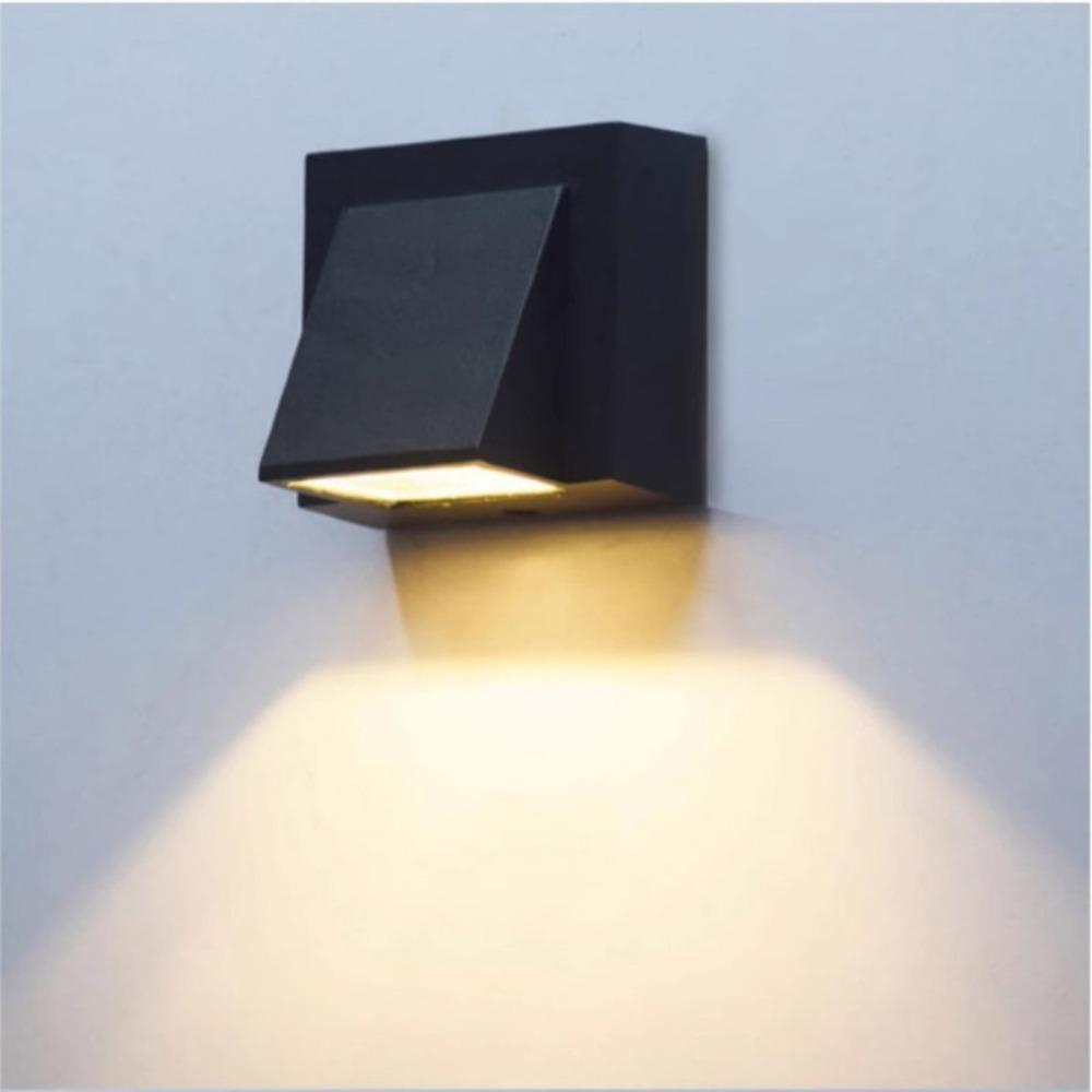 ABS Plastic Balcony Terrace Outdoor Waterproof LED Wall Light Simple Door Exterior Wall Aisle Garden Simple Light