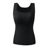 Thermal Tank Top for Womem Sleeveless Camisole Shirt with Bulit-in Bra Warm Undershirt Base Layer for Cold Weather