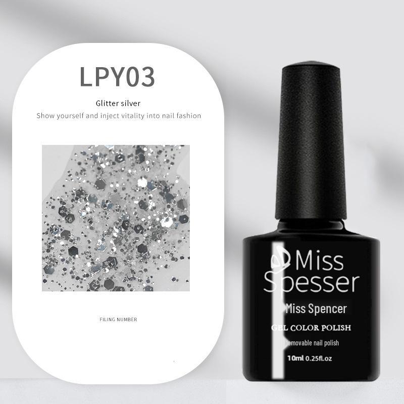 

2025 Сверхъяркий Платиновый Гель для Ногтей с Крошкой Бриллиантов: Серебряный Глиттер и Пайетки Высокой Плотности