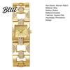 Orologio da polso formale da donna Braccialetto con strass Quadrante quadrato Classico Casual