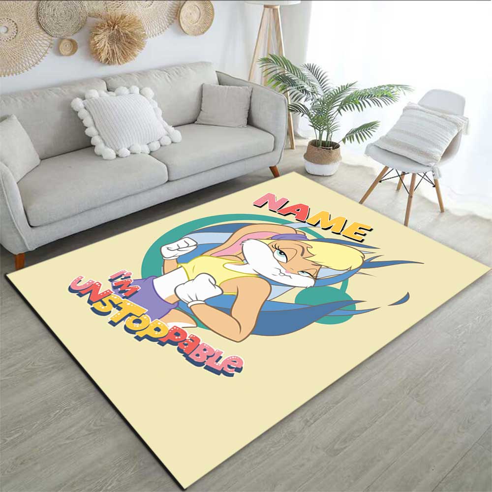 Warner (23) Customize your name rug, office chair cushion, home bedroom living room gift.