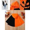 Halloween Costume Kids Pumpkin Bat Caped Cosplay With Polyester Fabric For Teen Adults