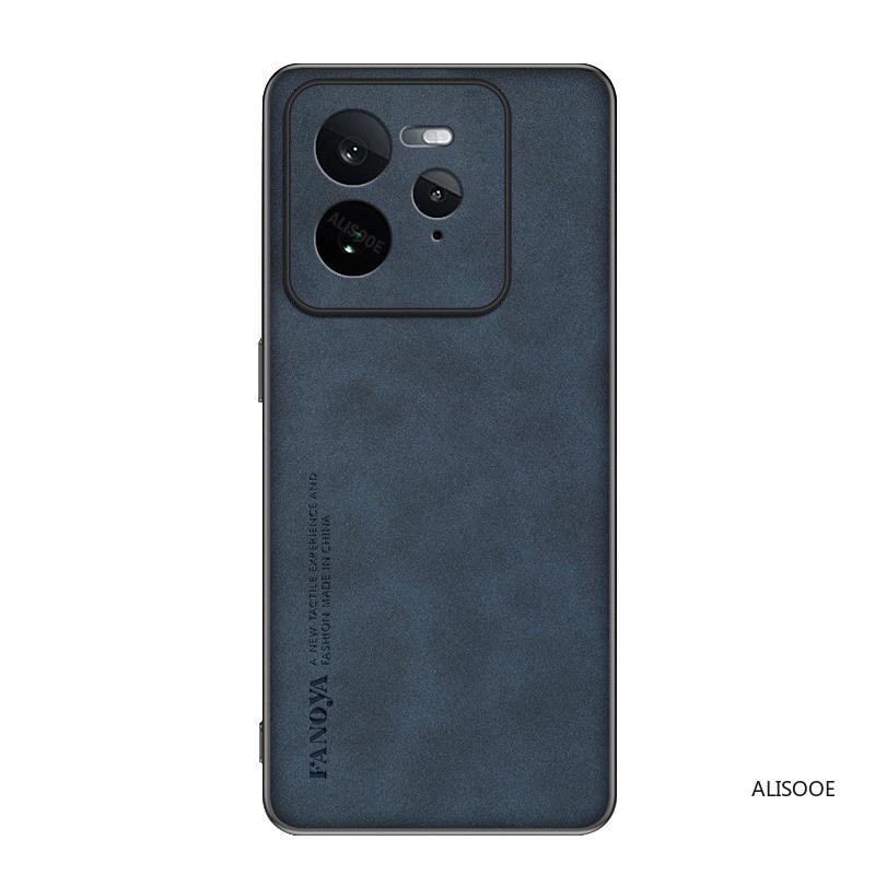 Matowe Etui ze Skóry PU dla Realme GT 7 Pro Case Matowa Plastikowa Odporna na Wstrząsy Tylna Pokrywa dla Realme GT7 Pro Cover