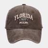 New retro personalized washed old letter embroidered baseball cap men's and women's outdoor sports sunshade sunscreen cap