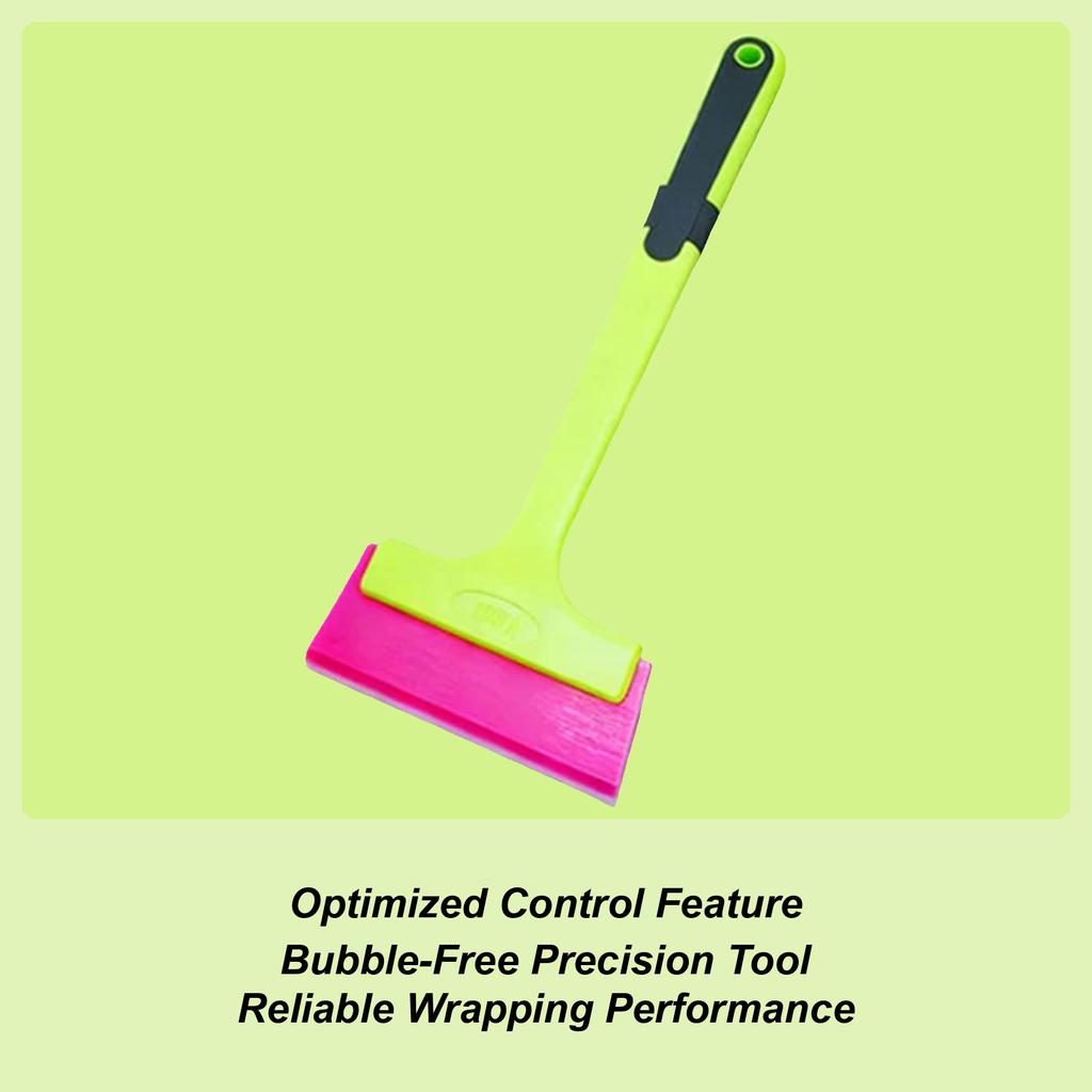 Tint Squeegee Ergonomic Gadget With Extended Handle Windshield Window Film Squeegee For Home Garage Vehicle Indoor Outdoor