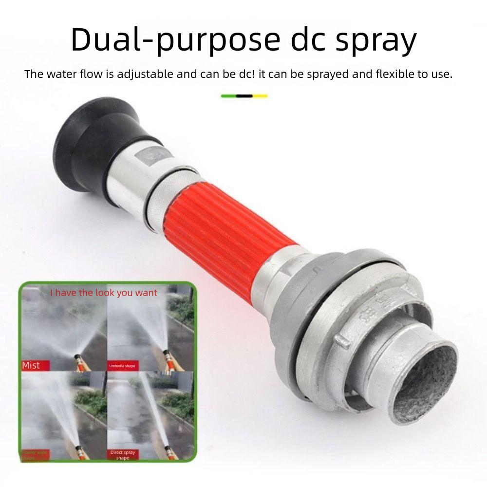 New Aluminium Spray Water Gun High Pressure Adjustable Hose Nozzle Multifunctional 2/2.5 Inch Water Gun Head Car