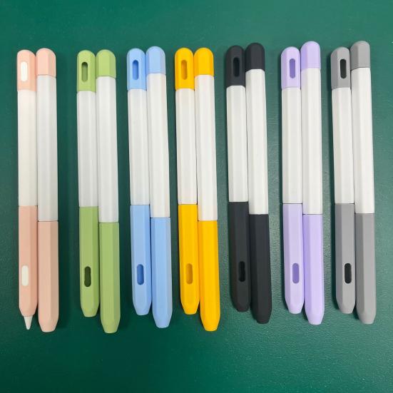 

Pencil Case Border-style Silicone Replaceable Protective Sleeve Touch Pen Apple Cover for 1st Pencil Generation