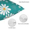 White Daisy Floral Pattern Pillowcases Morden Pillow Case For Sofa Home Decoration Design Pillow Cover