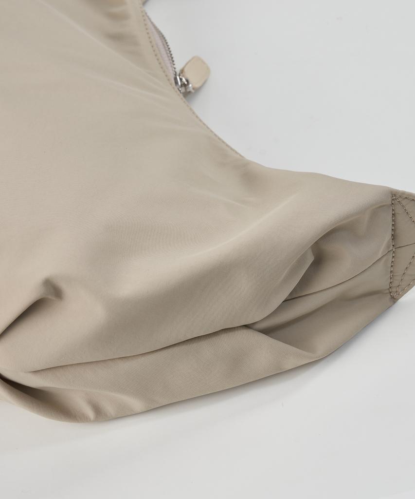 Paperboy Rounding Hobo Bag - Beige