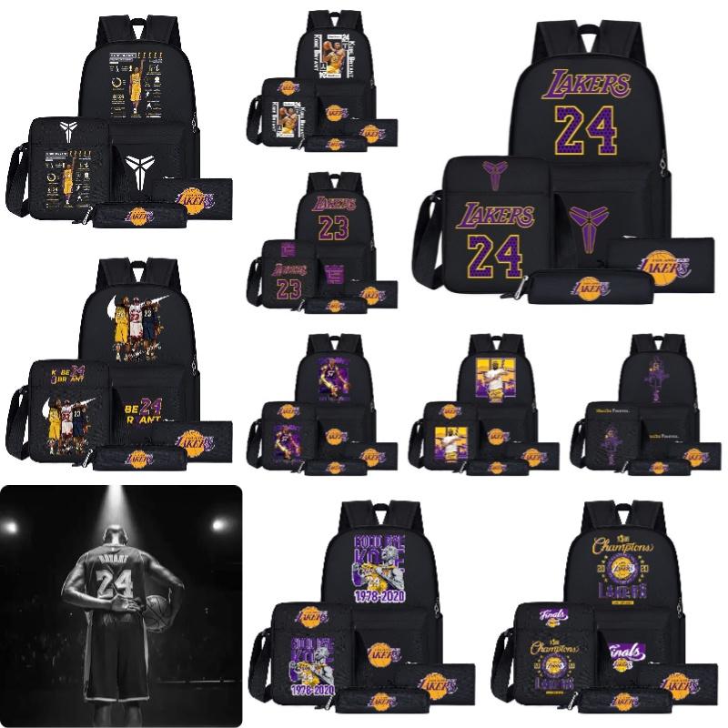 Sac à dos style dessin animé NBA pour adolescents Grande taille Capacité 20L