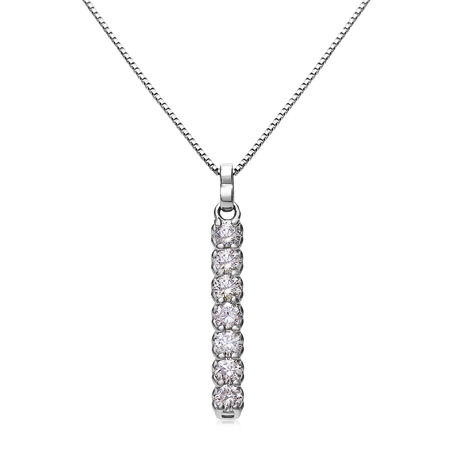 

Діамантове намисто Pt900 Platinum Line Diamond [Lara Christie] 0.3ct lpi51-0019-pt платиновий