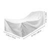 Oxford Cloth Sun Lounger Cover Outdoor Recliner Chair Protector Patio Lounges Cover Waterproof Foldable Storage Weather