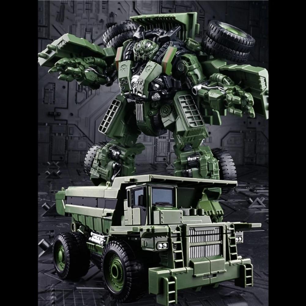 AOYI 8 IN 1 Big Size Devastator Transformation Toys Robot KO GT Action Figure Excavator Hook Crane Scraper Model Kid Gift DD04