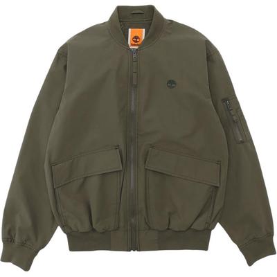 Chaqueta Impermeable Tejida DWR con Cremallera y Mangas Largas para Hombre chaquetas TB0A5SHAA581