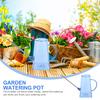 Stainless Steel Long Spout Watering Can Plastic Transparent Small Watering Pot for Houseplants Indoor Outdoor Garden Tool