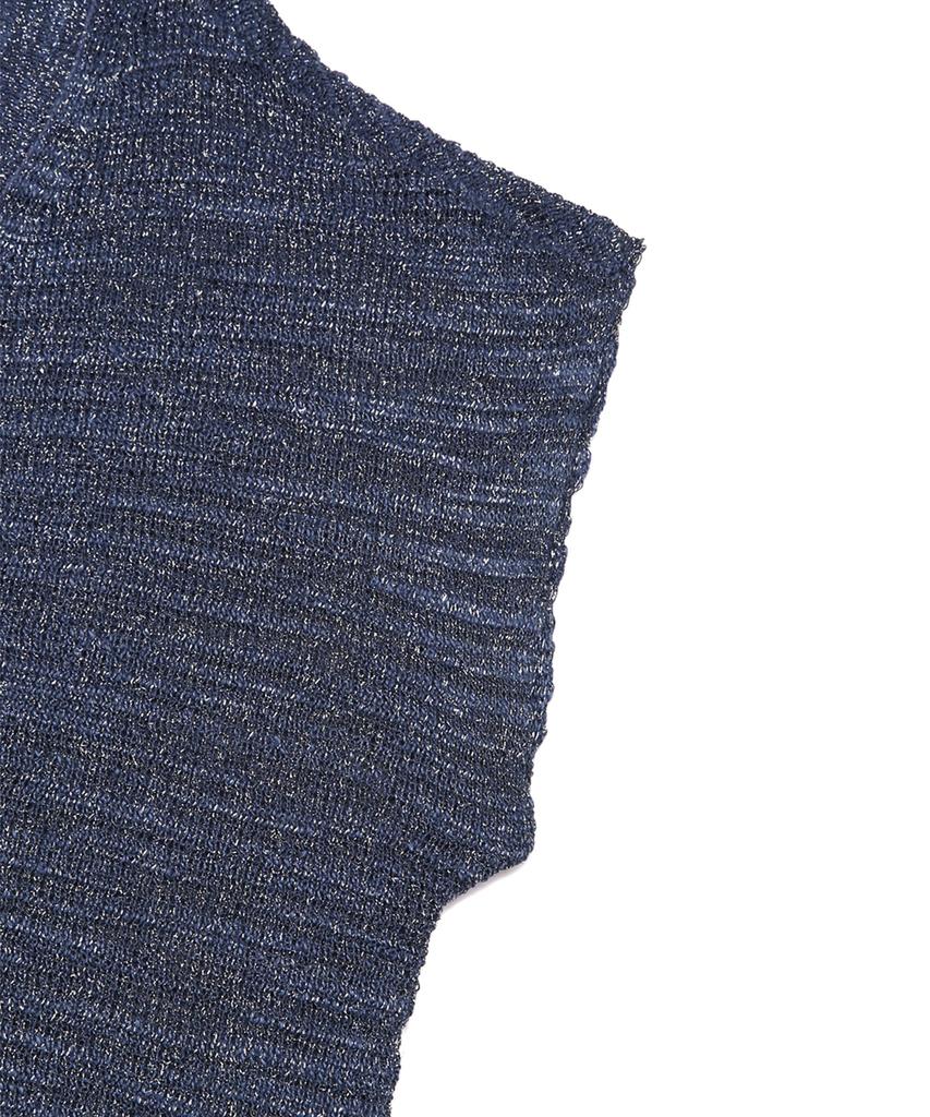 BROOKS BROTHERS Linen Lurex Relaxed Fit Sweater (Blue) (Bbwnwm7245Mes)