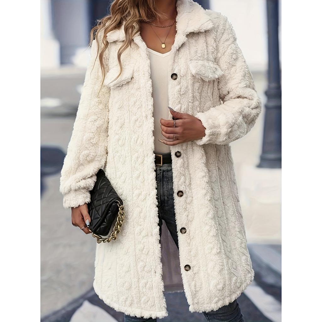 Autumn Winter Women's Fluffy Casual Versatile Outerwear Jacket Trendy Hot Sale