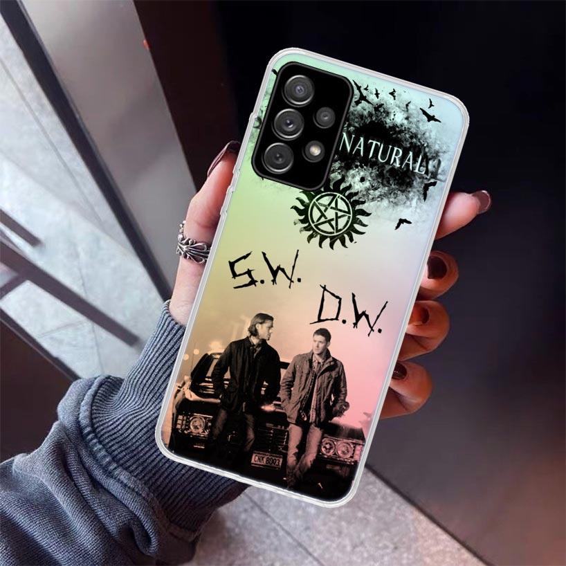 Supernatural SPN Dean Sam Phone Case For Samsung Galaxy A52 A51 A50S A32 A22 A12 A02S A72 A71 A31 A70 A30S Note 20 Ultra 10 Plus