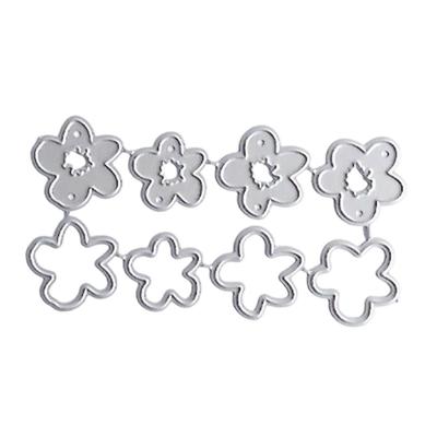 Kleine Blume Stanzformen Kohlenstoffstahl Stanzschablonen Metall Prägeschablonen für Scrapbooking Kartenherstellung Album