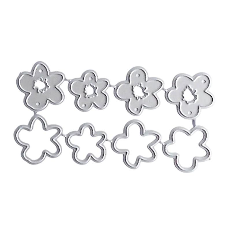 

Flower Cutting Dies Carbon Steel Die Cut Templates Decorative Embossing Paper Die for Card Making Scrapbooking Bookmarks 1