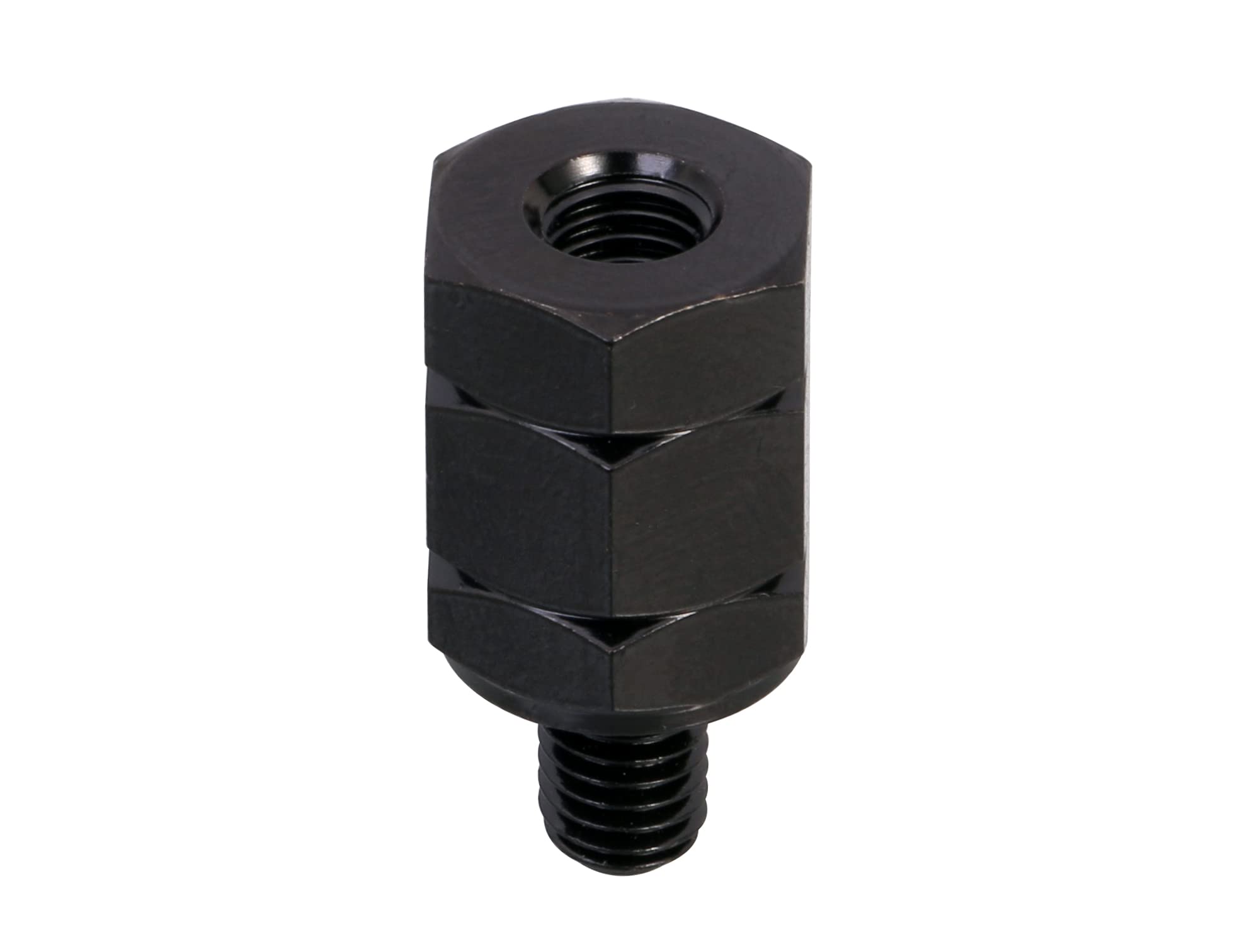 

Kitaco 0900-505-01083 Mirror Adapter, Black, 0.7 inches (17 mm), Reverse Screw 0.3 inches (8 Width across flats 17mm чорний