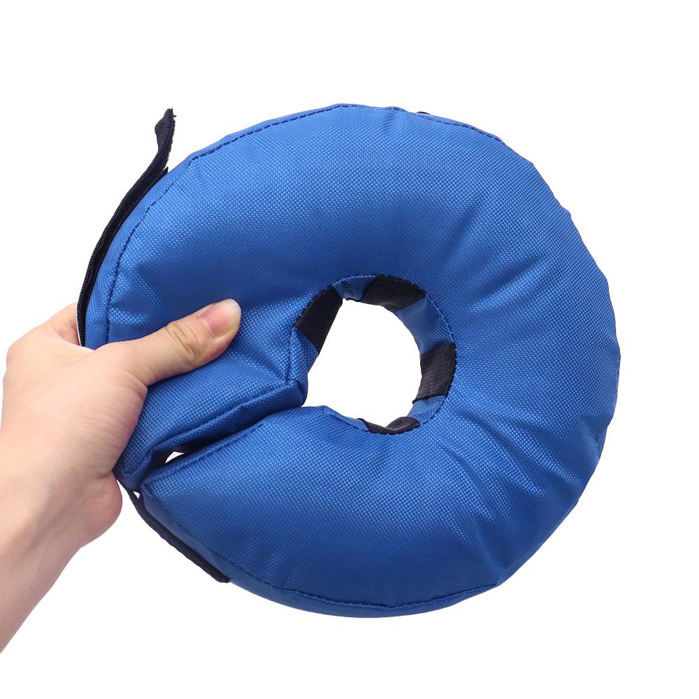 Verstellbarer Weicher Aufblasbarer Haustier-Elizabethkragen - Nach OP Anti-Leck Bequeme Hunde- & Katzen-Hals-Kopfbedeckung