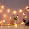 LED Seashells Light Garland Battery-operated Garland Christmas Ornament Wedding Party Xmas Tree New Year's Decor Fairy Light