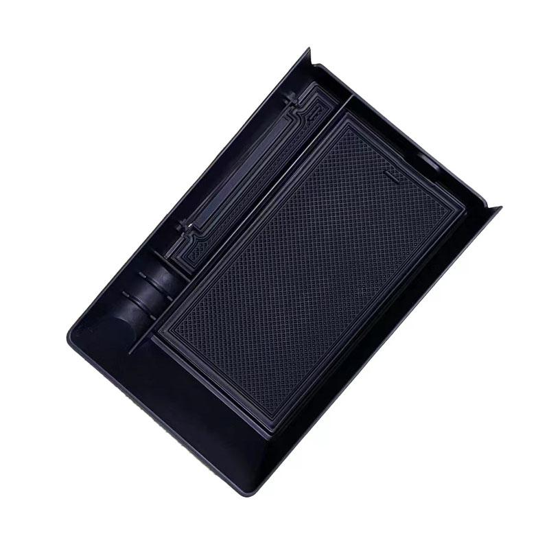 Car Central Storage Box For Hyundai IONIQ 5  2022 Non-slip Rubber Armrest Storage Box Auto Interior Tidying