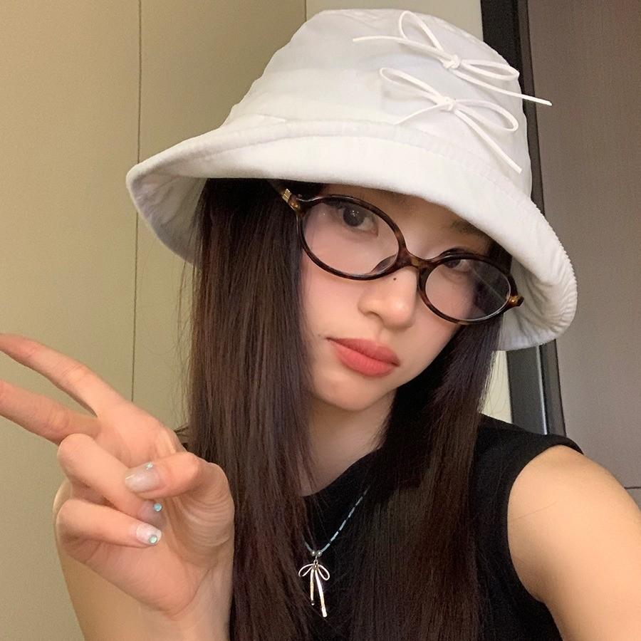 Trendy 2024 New Summer Bowknot Fisherman Hat For Women Lightweight And Uv Shielding