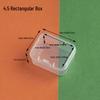 Rectangular Transparent PP Plastic Storage Box for Stationery, Cards, Hardware, Jewelry, and Fishing Gear