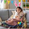 Cute Anime Fleece Fashion Blanket - Soft Flannel Throw Gift for Kids, Teens, Adults - Warm & Cozy for Christmas, Birthday