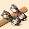 Women's Trending Multifocal Reading Glasses Unisex Fashion Anti-blue Progressive Presbyopia Men Cat Eye Far Sight Glasses