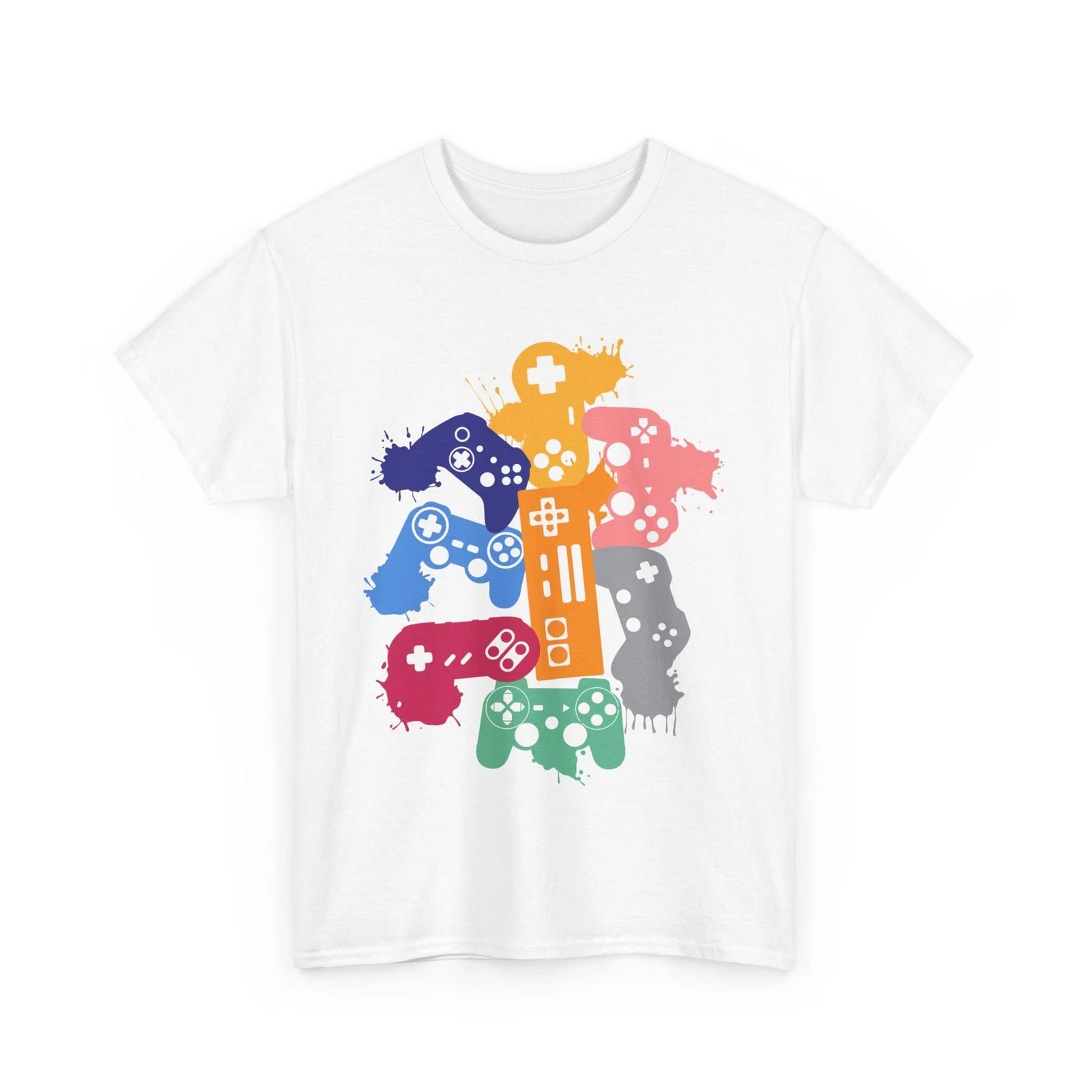 Video Gamer Shirt, Video Game Controller Shirt, Gaming Lovers T-shirt 3XL