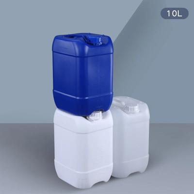 1 st 10L Högkvalitativ Förtjockad 10L Fyrkantig Plastflaska Luft-Sjötransportbehållare Vattenförvaring Stapelbar Tunna Livsmedelsgodkänd