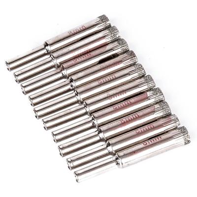 Tile Hole Opener Workshop Tools Supplies 10pcs Drilling Silver Diamond