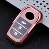 Toyota Car Key Cover for Crown, Highlander, Corolla, Hybrid, Prado, Camry - Shell Case Buckle