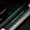 Luminous Car Sill Waterproof Strip Tape Door Threshold Stickers for Opel Mokka Logo Insignia Zafira Corsa Meriva Crossland X