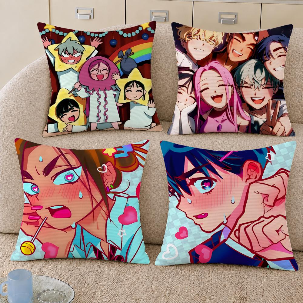 Game Alien Stage Idol Survival Cushion Cover Decorative Pillowcase Soft Short Plush Cozy Durable Sofa Home Decor Items Gift