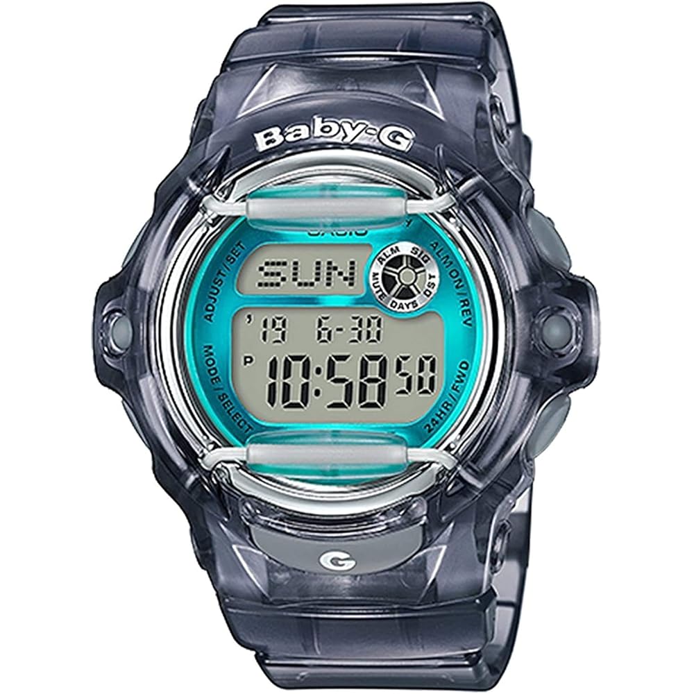 Casio Baby-G BG-169R-8B Clear Gray Turquoise Women s Watch Overseas Model