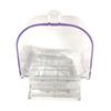Bird Feeder Transparent Parrot Food Box Spill proof Cup Bird Automatic Feeder