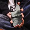 Night black mountain suitable for Apple iPhone17 mobile phone case 15 matte PC16 personality 13 large holes 14 hard case