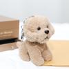 New 12cm Cute Teddy Dog Plush Keychain Small Pendant Kids Toys Backpack Hangings Stuffed Animals Christmas Birthday Gifts